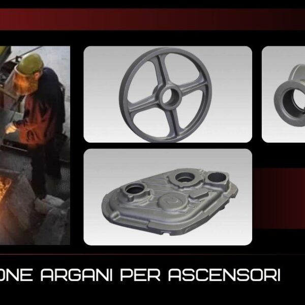 Produzione argani per ascensori a Modena da Fonderia Ghirlandina