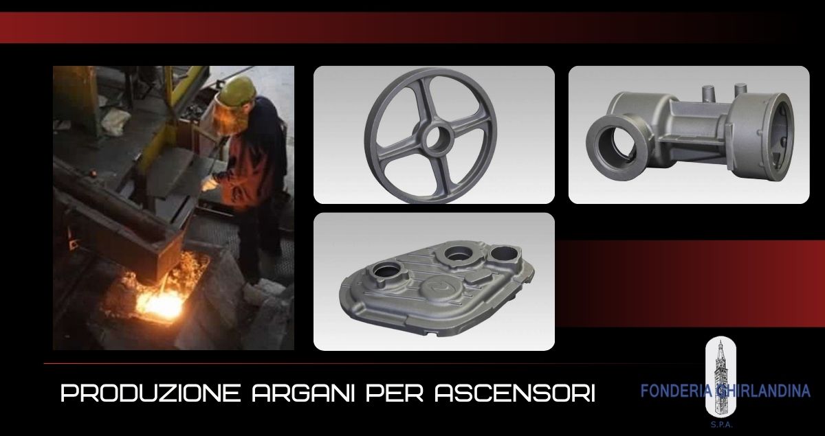 produzione argani per ascensori a modena da fonderia ghirlandina